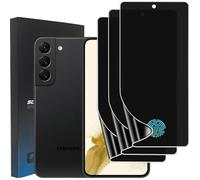 zonyee 3 Pièces Protection Écran Anti-Espion Compatible avec Samsung Galaxy S22, [Non Verre] Flexible TPU Film de Confidentialité Protecteur D'écran, Compatible Lecteur d’Empreinte