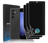 zonyee 3 Pièces Protection Écran Anti-Espion Compatible avec Samsung Galaxy S23 FE, [Non Verre] Flexible TPU Film de Confidentialité Protecteur D'écran, Compatible Lecteur d’Empreinte