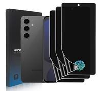 zonyee 3 Pièces Protection Écran Anti-Espion pour Samsung Galaxy S24 FE, [Non Verre] Couverture Complète TPU Film de Confidentialité Protecteur D'écran Galaxy S24 FE, Compatible Lecteur d’Empreinte
