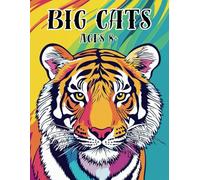Zoo Animal Zen: Big Jungle Cats Coloring Book: Relaxing and Creative Coloring Pages Featuring Lions, Tigers, Leopards, and More in Scenic, Geometric, and Stained Glass Styles