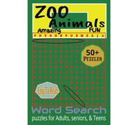 Zoo Animals Amazing Fun Word Search Puzzle Book: Word Search With Easy To Read Print About Zoo Animals, Tons of Species , WorldWide, word More [ 6x9 ... …Gift for Vacation. Holidays. and Free Times