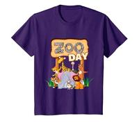 Zoo Day Family First Zoo Field Trip Safari Squad Assorti T-Shirt, Enfant, Violet, 3 Ans