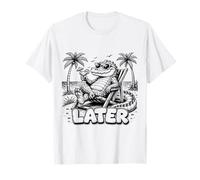 Zoo de Vacances d'été Hoochie Coochie Coochie avec Crocodile See-You-Later T-Shirt
