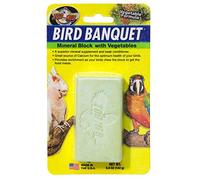 Zoo Med Banquet Alimentation pour Oiseau avec Bloc de Minéraux/Légumes 142 g
