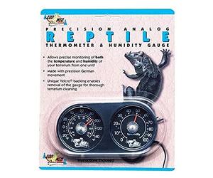 Zoo Med Dual Thermomètre/Jauge Humide pour Reptile/Amphibien