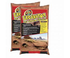 Zoo Med Excavator Clay Burrowing Substrat pour Reptile/Amphibien, 4.5 kg (Lot de 2)