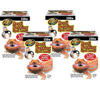 Zoo Med Lot de 4 spots pour reptiles 150 W