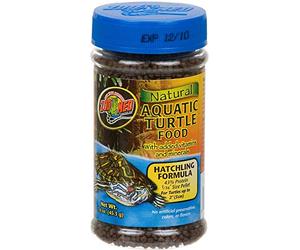 Zoo Med Natural Aquatic Turtle Hatchling Food Vitamin Mineral 1.6 oz - 6 Pack