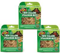 Zoo Med New Zealand Sphagnum Moss All Natural No Dyes 80 Cubic Inches - 3 Pack