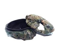 Zoo Med RC-32 Repti Abri 3 en 1 Cave pour reptiles et amphibiens LG, L, 30 cm