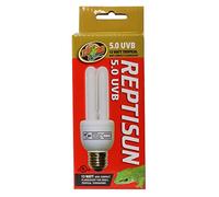 Zoo Med Reptisun - Lampe Terrarium et Reptile 13 Watt, 5.0 UVB, UVA, ampoule pour reptiles, tortues, grenouilles et plantes de terrarium