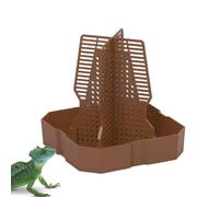 zoo meds Mangeoire pour reptiles alternative avec échelle | Mangeoire à lézards facile à nettoyer | Mangeoire stimulante pour reptiles pour chasser avec échelle d'escalade, pour lézards, dragons