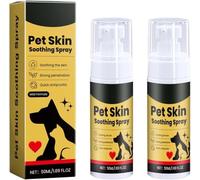 Zoo-mie Lot de 2 sprays de traitement de la peau pour chiens, spray réparateur de la peau des chiens, sprays anti-démangeaisons et traitement des points chauds, solution apaisante pour la nature, aide