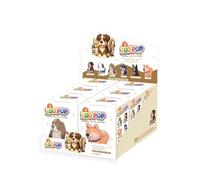 ZOO POP Présentoir de 6 Figurines 3D à Assembler sans Colle - Chiens (Basset, Berger, Bouledogue Français, Bouvier Bernois, Husky, Shiba) - Activité Créative - Figurines à Collectionner