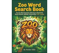 Zoo Word Search Book: Fun Zoo Word Searches with Easy-to-Read Print About Animals, Habitats, Conservation | 6x9 inches, 114 pages | 50+ Puzzles | ... Family Trips, and Screen-Free Free Time