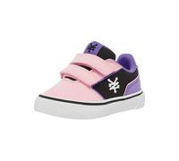 ZOO YORK Baskets 'Pyramid' violet / rose / noir / blanc, Taille 23,5