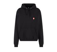 ZOO YORK Sweat-shirt 'Apple' rouge / noir / blanc, Taille S