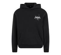 ZOO YORK Sweat-shirt 'Tags Fluffy' noir / blanc, Taille L