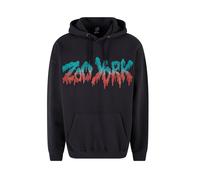 ZOO YORK Sweat-shirt turquoise / rouge rouille / noir, Taille S