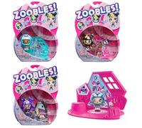 Zoobles Jouet - Pack 1 Z-Girlz - Boules Magiques Colorées Transformables en Animaux Fantastiques et Poupées Z-Girlz avec Maison - 6061365 - Figurine Jouet Enfant 5 Ans et + - Modèle Aléatoire