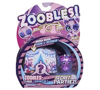 Zoobles Lot de 2 Pyjamas pour Animaux avec Figurines Transforming Exclusives et boîte Pop-up, Jouets pour Filles de 5 Ans et Plus