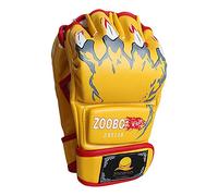 ZooBoo des Gants MMA, Gants de Boxe Demi-Doigt Mitaines MMA avec Bande de Poignet Ajustable Gants UFC pour l'entraînement au Sac de Frappe de Sanda Sparring