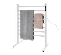 Zoobotanica Radiateur sèche-serviettes électrique, avec pieds, 60 x 35,5 x 83 cm, avec écran LED, thermostat et minuterie, sèche-serviettes 180 W, sèche-serviettes sur pied
