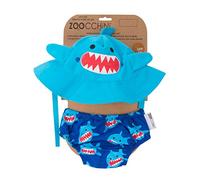 Zoocchini Maillot/Chapeau Motif Requin 3-6 Mois