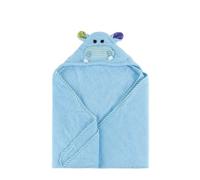 Zoocchini Serviette de Bain Bébé Motif Henry L'Hippo