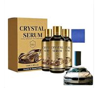 zoocco 100ML PTZ Crystal Serum - Advanced Graphene Ceramic Coating for Cars, Quick-Acting 9H Hydrophobic Protection, Ultra Shine Polish & Paint Restoration Effect (3pc)