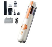 zoocco 5-in-1 Smart Hand Held Vacuum, Cordless Handheld Vacuum with 15kPa Strong Suction, Type-C Rechargeable Hand Vacuums Cleaner for Home, Car, Pet Hair, Office Cleaning (White)