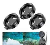 zoocco Anti-Glare Magnetic Phone Filter, 52mm Polarizing Lens Filter, Magnetic Adapter Mount for Smartphone Photography (3 PCS)