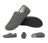 zoocco Balance House Shoes, Slip on Barefoot House Slippers, Wide Toe Box, Anti-Slip Sole, Breathable for Men Women (Gray,39)