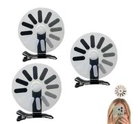 zoocco Brain Loading Symbol Headband Funny Headbands with Rotating Design, Creative Hairpin Headband & Hairband for Parties, Cosplay, Students, Gifts (3PCS B)