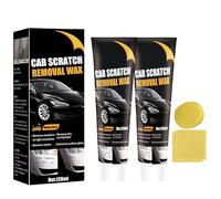 zoocco Car Scratch Remover Wax - Car Scratch Repair Paste for Deep Scratches, Universal Vehicle Scratch Removal Kit with Sponge & Wipe for Car & Plastic Interior Auto Touch-Ups (21 Sets)