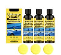 zoocco Car Scratch Remover Wax, Restore High Gloss for Car RV Boat Motorcycle (3 PCS)