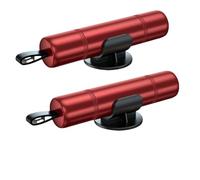 zoocco Car Window Breaker Tool, Auto Rescue Tool Window Breaker Escape Car Safety Hammer, Portable Emergency Glass Breaker, Seatbelt Cutte (Red)