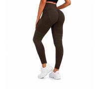 zoocco Cellulite Leggings for Women 3D Leggings Cellulite Compression Yoga Pants for Gym, Running, Fitness & Everyday Wear (Coffee,TG)
