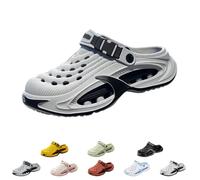 zoocco Classic Clogs for Men and Women Lightweight Flexible (Gray,48-49)