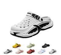 zoocco Classic Clogs for Men and Women Lightweight Flexible (White,48-49)