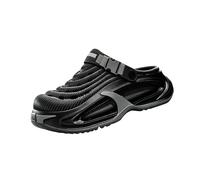 zoocco Clogs for Men, Breathable Slip-on Summer Shoes for Beach Garden (Black,42-43)