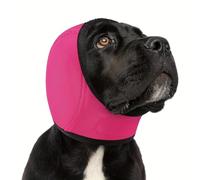 zoocco Dog Ear Muffs Noise Protection Adjustable for Fireworks Thunder (Rosered,S)