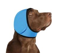 zoocco Dog Ear Muffs Noise Protection for Thunderstorms, Grooming & Travel, Adjustable Calming Ear Cover for Anxious Dogs, Comfortable Hearing Comfort Support (Sky Blue,M)