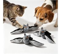 zoocco Flying Bat Dog Toy Flapping Wing Chirping Sound (3 PCS)
