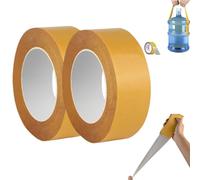zoocco Grid Double-Sided Tape Heavy Duty 1.92in x 33FT, Double Sided Mesh Tape Mounting Tape Strong Adhesive Carpet Rug Fabric Wall Fix Tape (2pc)