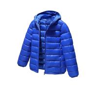 zoocco Kids Winter Coat, Lightweight Hooded Puffer Jacket, Warm Quilted Outerwear for School, Travel & Outdoor (Royal Blue,TTG)
