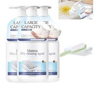 zoocco Mattress Cleaner & Stain Remover Spray, Effective Stain Remover for Bed Couch Carpet Upholstery Fabric, Quick Dry No Residue Home Cleaning Solution (3 Pcs)