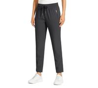 zoocco Pantalons, Travel Pants for Women, 4-Way Stretch Joggers with Pockets, Casual Work Pants for Women Athletic Lounge (Gray-A,4TG)