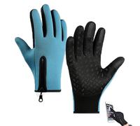 zoocco Sakesfor Ultimate Waterproof & Windproof Thermal Non-Slip Gloves, Thin Silicone Touchscreen Winter Mittens, Stay Warm & Dry with Sakesfor (Blue,Medium)