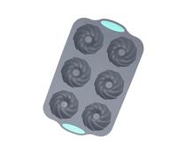 zoocco Silicone Donut Mold - Donut Pan, Flexible Silicone Mold It Can Be Used to Make All Kinds of Delicious Food It Can Be Used In A Deep Fryer, Oven or Microwave Oven (C)
